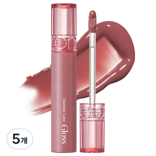 롬앤 글래스팅 컬러 글로스, 03 로즈 핀치, 4g, 5개