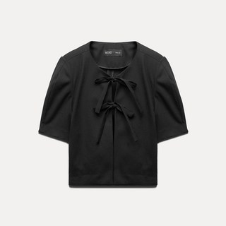 MIXXO 女款蝴蝶結短袖夾克
