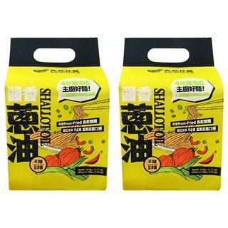 無敵拌麵 醬香蔥油 3包 選用風乾麵體, 6包
