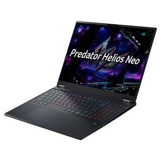 acer 宏碁 Predator 筆記型電腦 16吋 WQXGA 2560 x 1600 240Hz OLED 鏡面/Ultra 9 275HX/16+16GB DDR5/RTX5070TI-12G-GDDR7 原廠保固, 黑色, ...