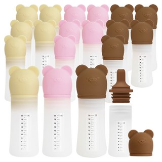 린다베베 곰돌이 실리콘 투약병, 6세트