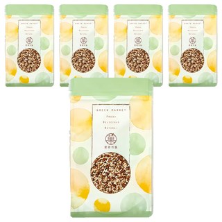 GreenMarket 菓青市集 繽紛藜麥 QUINOA 無乳糖/無麩質 黃金穀物 健康雜糧, 5包, 200g