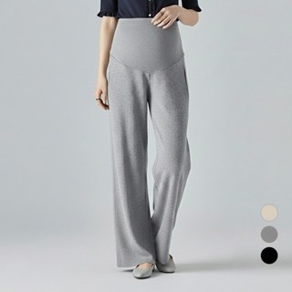 Hue Day 孕婦柔軟羅紋長褲