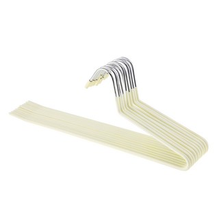 코멧 홈 논슬립 바지걸이, 크림, 10개