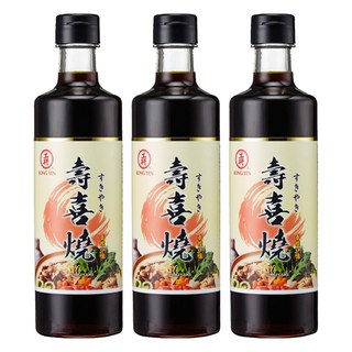 工研 香檸壽喜燒醬, 全素可食, 清新香檬，清爽順口, 320ml, 3瓶