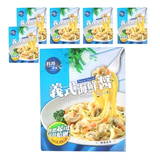聯夏料理研究所 義式海鮮醬 Seafood Pasta Sauce, 140g, 6盒