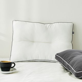 코멧 홈 커버가 필요없고 통째로 빨아쓰는 입체슬립 경추굽베개, 아이보리, 1개