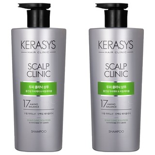KERASYS 胺基酸去屑洗髮精 舒緩止癢款, 600ml, 2個