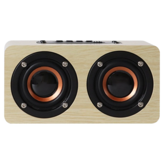 DTAudio 木質藍牙喇叭, WH5, 白楊木