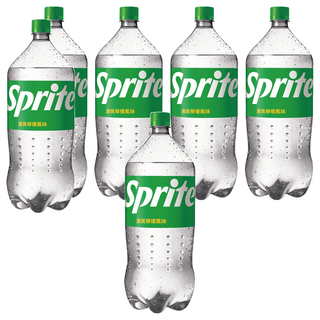 Sprite 雪碧 清爽檸檬風味, 2L, 6瓶