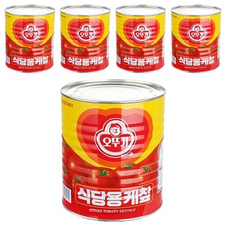 오뚜기 오리지널 식당용 케첩 캔, 3.3kg, 5개