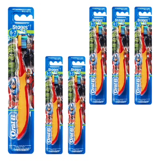 Oral-B 歐樂B Stages復仇者聯盟兒童牙刷 第3階段, 6支, 隨機出貨, 1支
