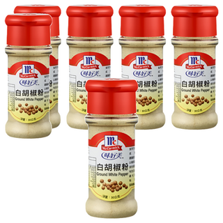 McCormick 味好美 白胡椒粉, 30g, 6瓶