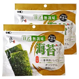 良澔 日式無調味海苔, 25g, 2包