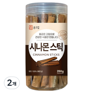 Yungojip 肉桂棒, 2個, 250g
