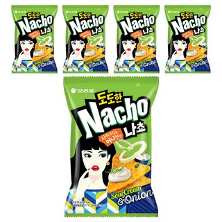 ORION 好麗友 玉米脆片 酸奶油&洋蔥口味, 92g, 5包