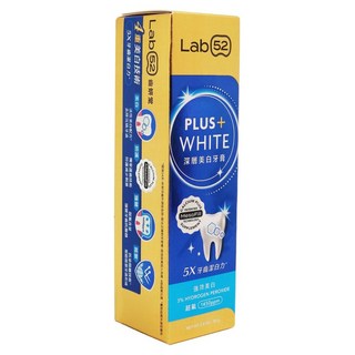Lab52 齒妍堂 深層美白牙膏，四效合一，含3%雙重活性美白因子, 80g, 1條