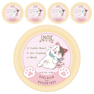UNICAT 變臉貓 超保濕護足霜, 12g, 可見效果, 抗裂, 平滑, 5個, 1入
