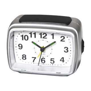 AWSON 歐森 經典方形貪睡鬧鐘 AWK-5355 白色 靜音