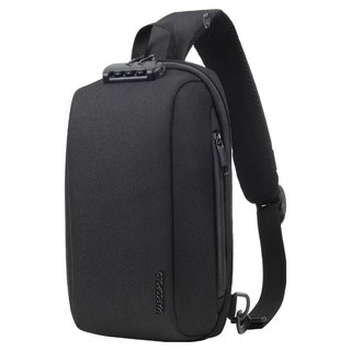 MARCO POLO 防盜鎖定系統 Rover 斜背包 MP3036, 灰色、黑色