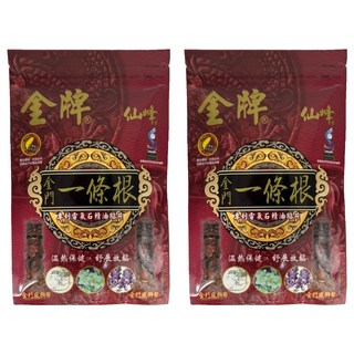 安欣二姑 金牌金門一條根 電氣石精油貼片, 2包, 8片