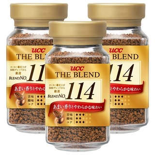 ucc THE BLEND 114即溶咖啡, 90g, 1入, 3罐