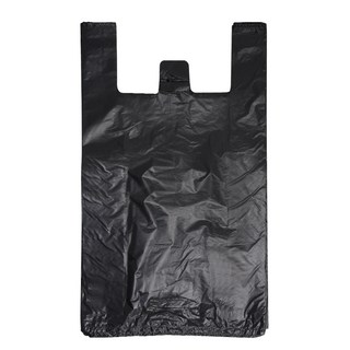 코멧 검정 손잡이 비닐봉투 20L