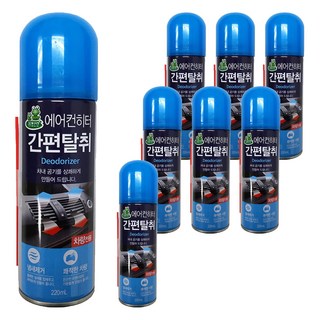 청개구리 에어컨히터 간편 차량용탈취제, 220ml, 8개