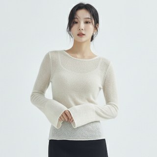 Paperments 女款 Cohen 柔美版型捲邊針織衫 13900