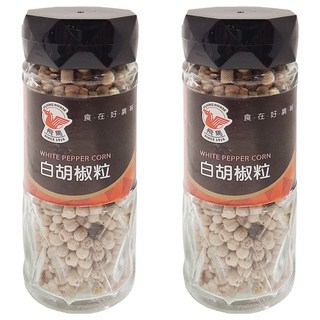 飛馬 白胡椒粒, 50g, 2瓶