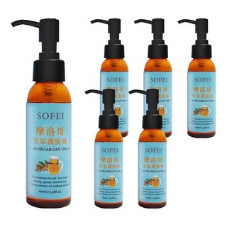 SOFEI 舒妃 摩洛哥堅果護髮油, 100ml, 6件