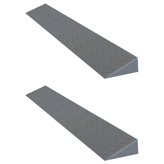 ReadyBox 安全房門門檻斜坡板 門檻斜坡支架, 2個, 灰色