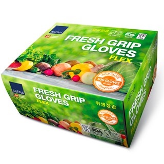 아베나 프레쉬그립 비닐장갑 플렉스, 500개입, 1개