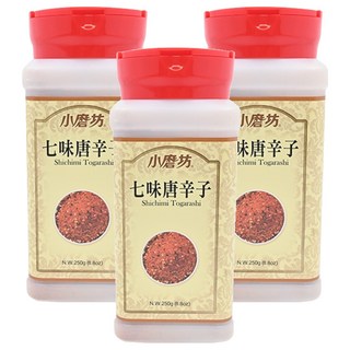 小磨坊 七味唐辛子, 250g, 3瓶