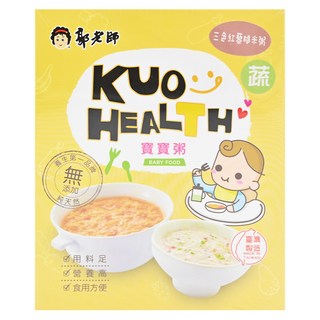 郭老師 常溫寶寶粥, 富含膳食纖維, 無麩質材料, 高溫處理, 適合8個月以上寶寶, 300g, 1盒