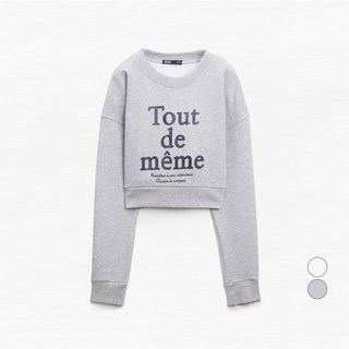 MIXXO 女款英文字樣短版長袖運動衫