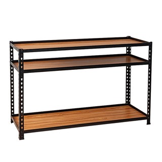 BUYER HOUSE 拜爾家居 免螺絲角鋼3層架 106 x 31 x 85cm, 黑色, 1組