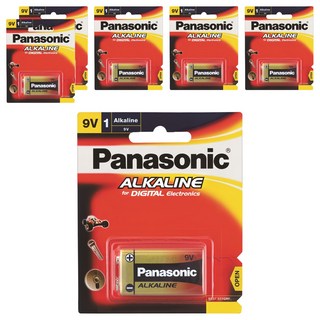 Panasonic 大電流鹼性電池 9V, 6顆, 1入