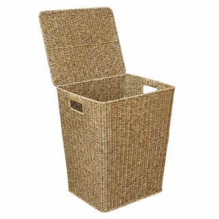 Nature Living 藤編洗衣籃 50公升, 1個, 棕色