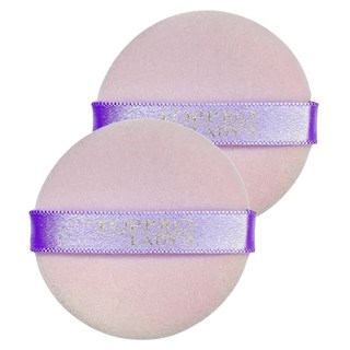 TOPPRO 韓製特柔雙倍絨毛蜜粉撲 L, 2個, 無香味