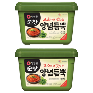 청정원순창 양념듬뿍 쌈장, 500g, 2개