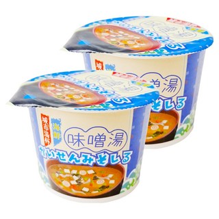 CITYSOUP 城市湯杯 海鮮味噌湯 即沖即食, 21.3g, 2入