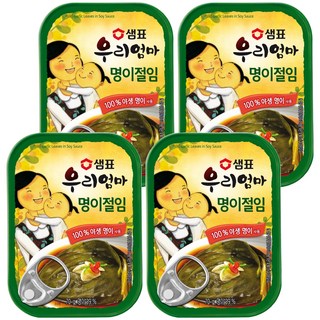 Sempio 膳府 醃漬茖蔥罐頭, 70g, 4罐