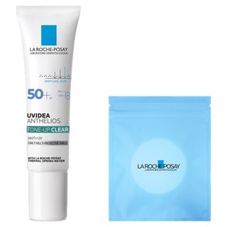 라로슈포제 유비데아 톤업 클리어 선크림 SPF50+ PA++++ + 화장솜 30p 세트, 30ml, 1개