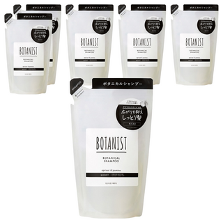 BOTANIST 植物性滋潤型洗髮精補充包 杏子&茉莉, 400ml, 6包