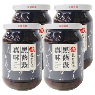 義興嘉釀 真味黑蔭豉 非基因改造黑豆, 360g, 4罐