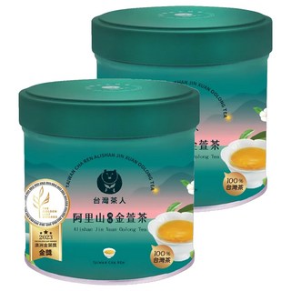 台灣茶人 阿里山風味金萱茶, 40g, 1入, 2罐