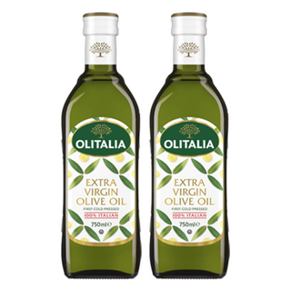 OLITALIA 奧利塔 特級初榨橄欖油, 世界星級飯店主廚青睞, 頂級橄欖產區, 傳統低溫石磨壓榨, 750ml, 2瓶
