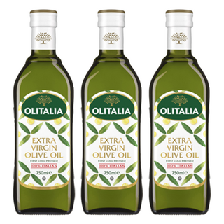 OLITALIA 奧利塔 特級初榨橄欖油, 世界星級飯店主廚青睞, 頂級橄欖產區, 傳統低溫石磨壓榨, 750ml, 3瓶