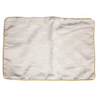 好物良品 長形簡約輕奢立體三角刺繡沙發抱枕 米色, 30 x 50cm